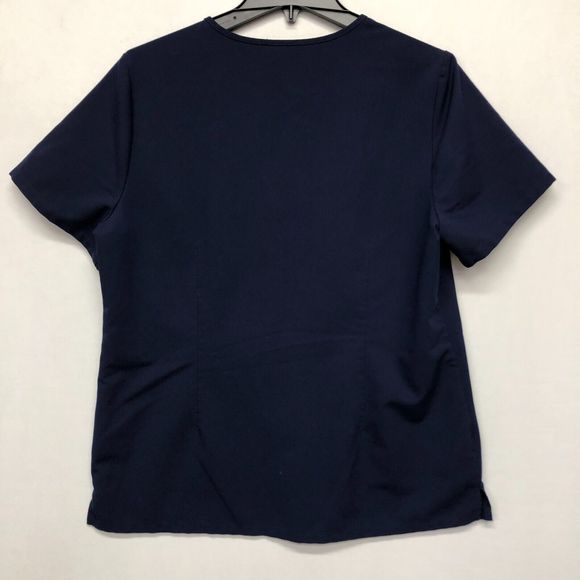 FIGS Women Short Sleeve Scrub Top Size Large Blue B236 -5 - Picture 15 of 16